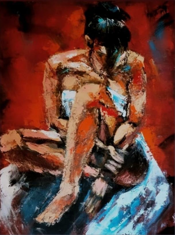 ArteDiAlina.com painting: Memories of red